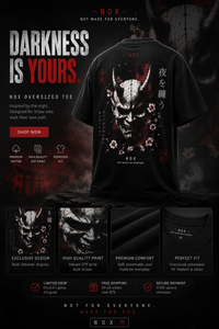 NOX — Night Oni Oversized T-Shirt