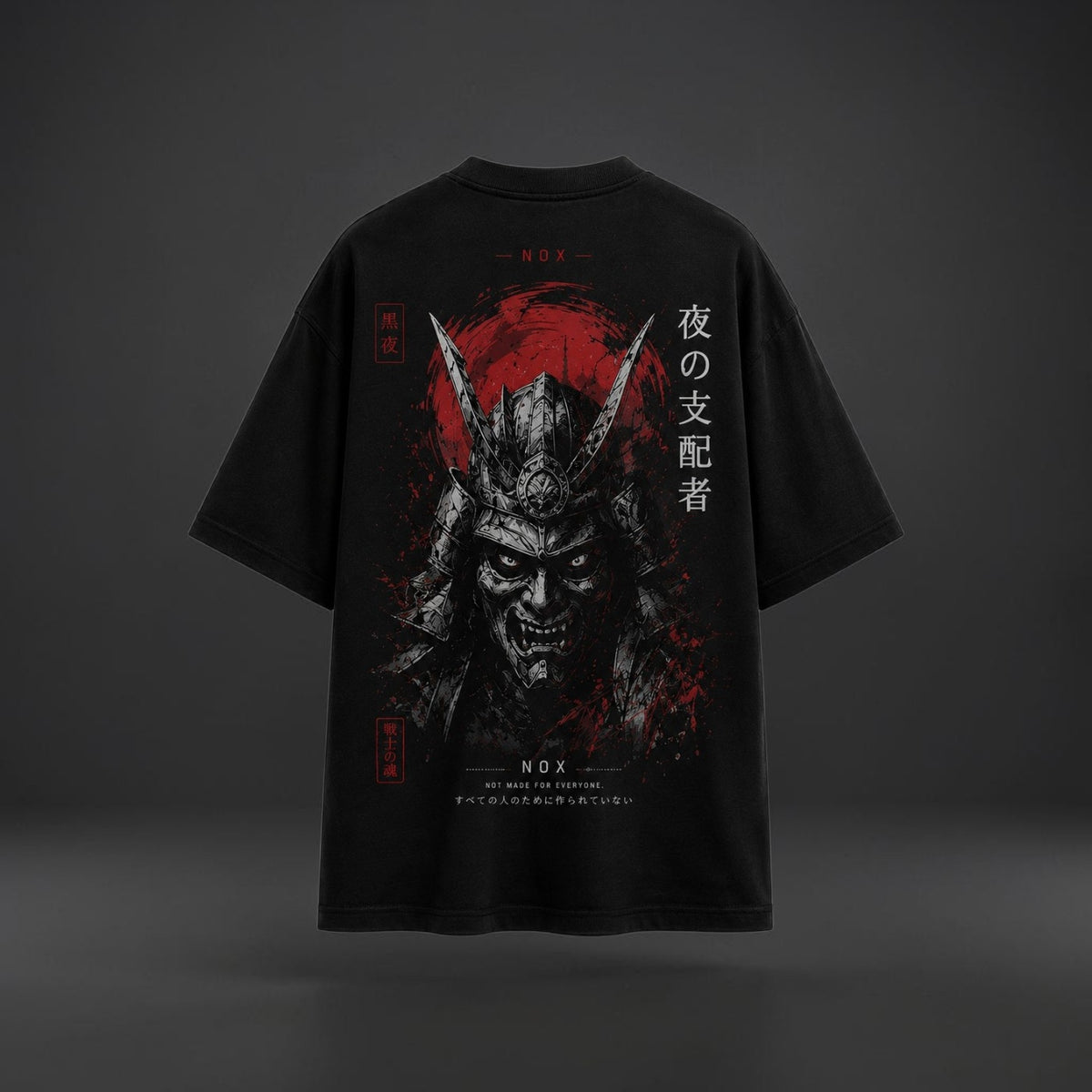 NOX Night Ruler Samurai T-Shirt – Black